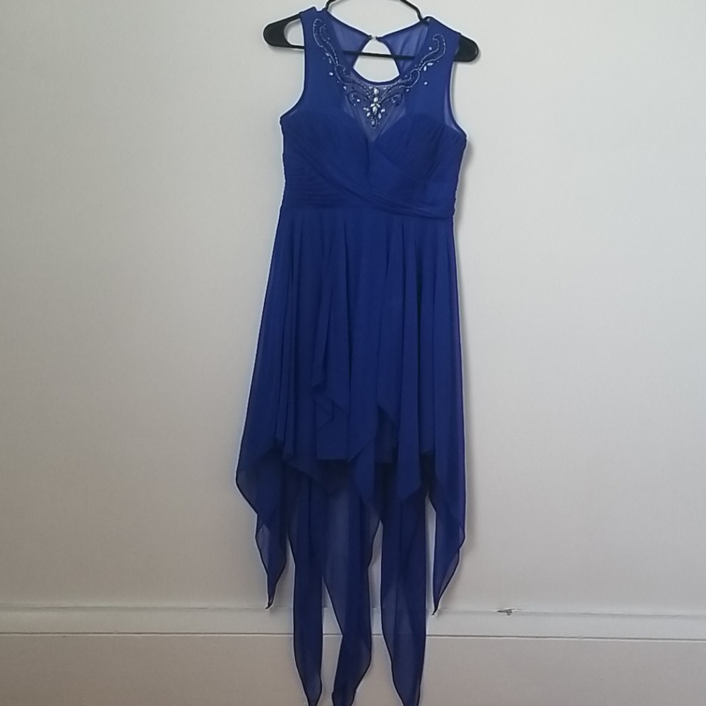 Royal Blue Reign On Party Dress
